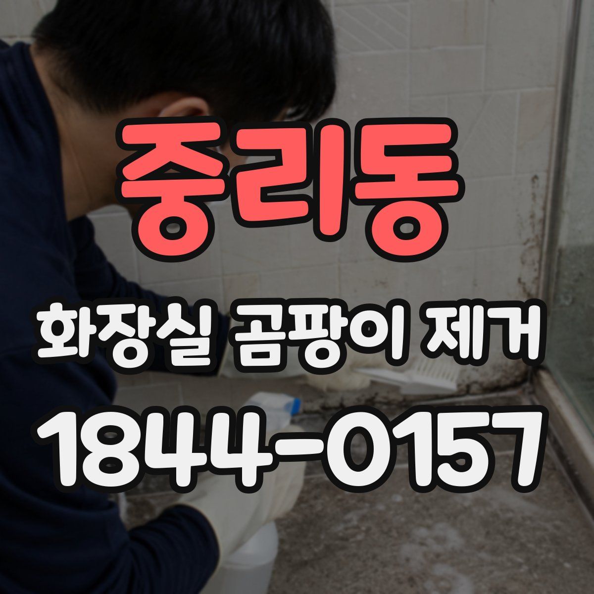 중리동 화장실 곰팡이 제거