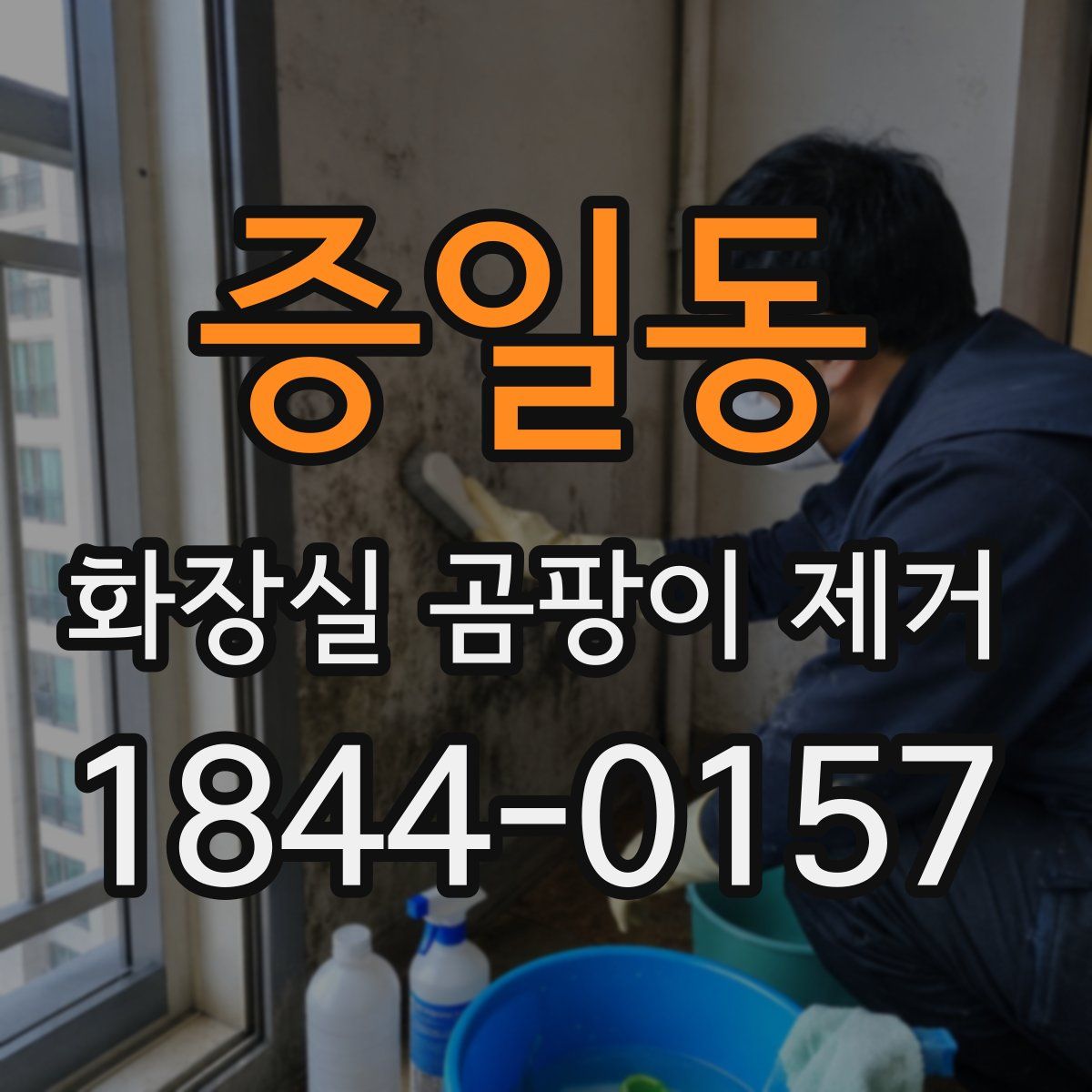 증일동 화장실 곰팡이 제거