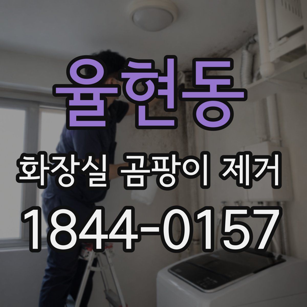 율현동 화장실 곰팡이 제거