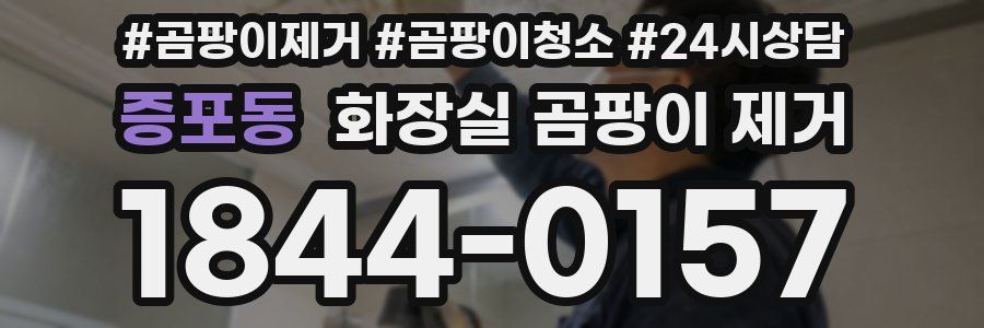 증포동 화장실 곰팡이 제거