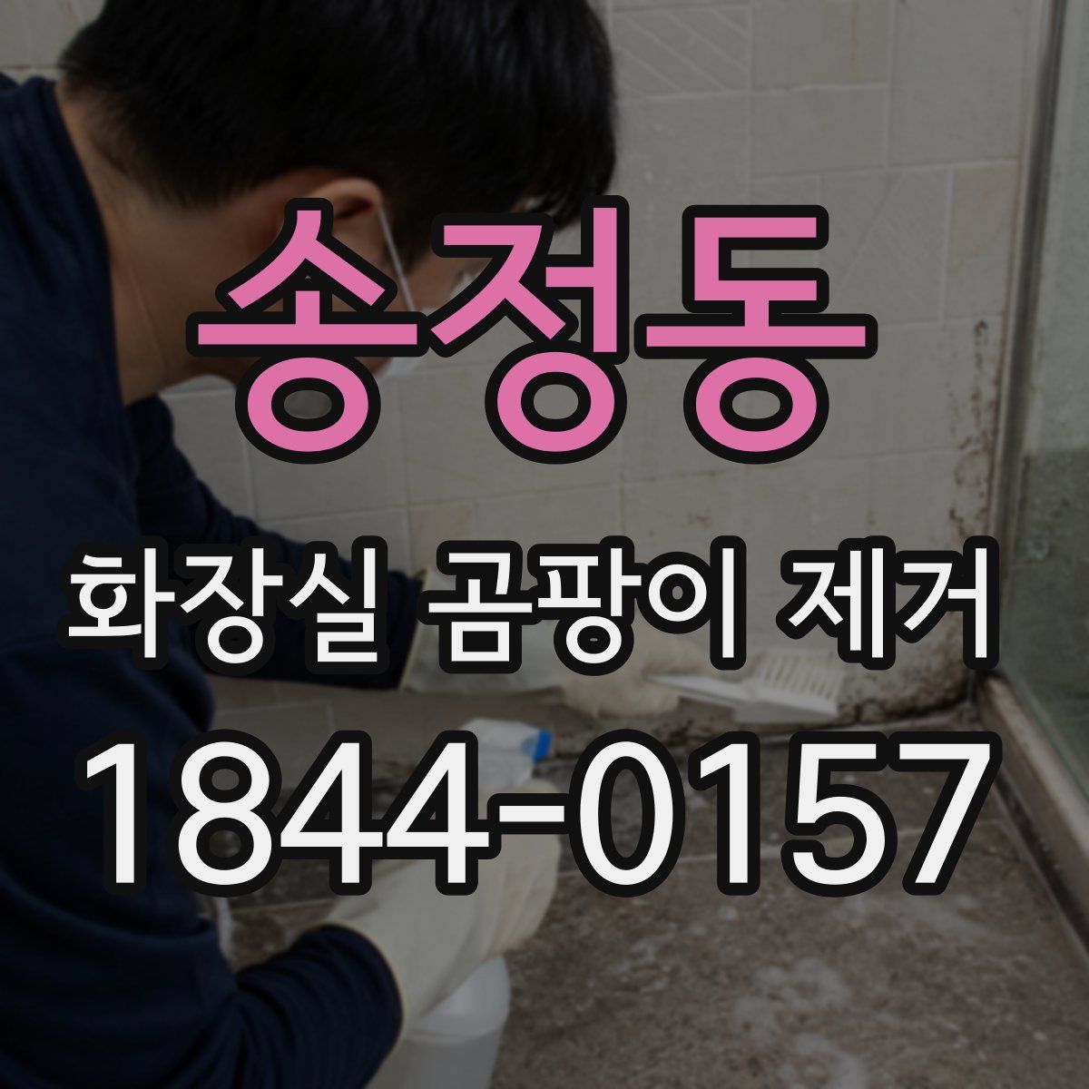 송정동 화장실 곰팡이 제거
