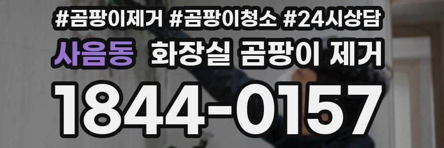 사음동 화장실 곰팡이 제거