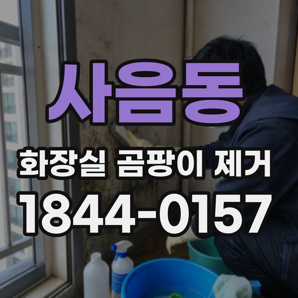 사음동 화장실 곰팡이 제거