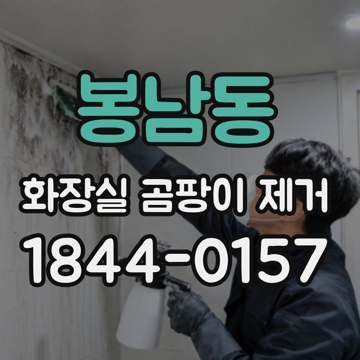 봉남동 화장실 곰팡이 제거