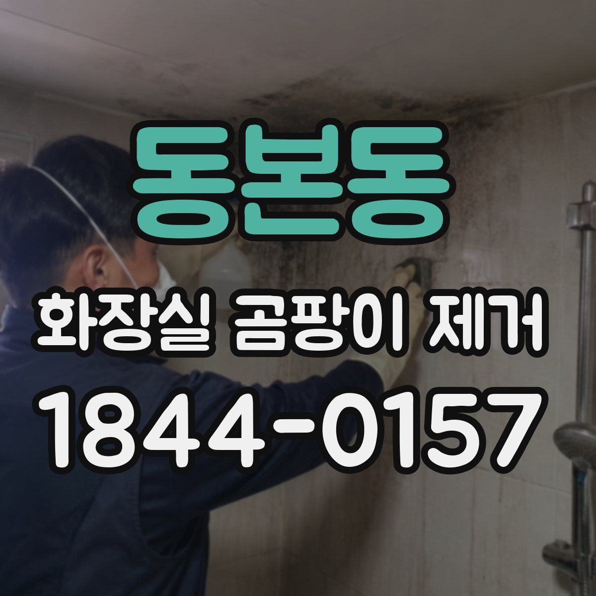 동본동 화장실 곰팡이 제거