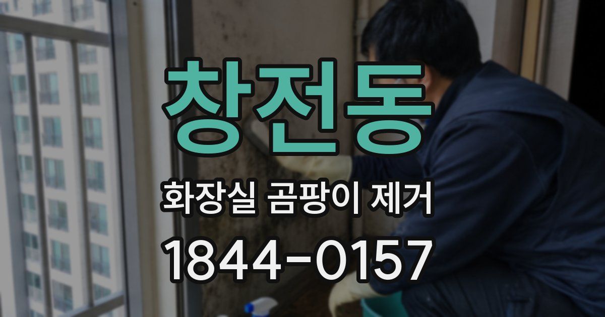 창전동 화장실 곰팡이 제거
