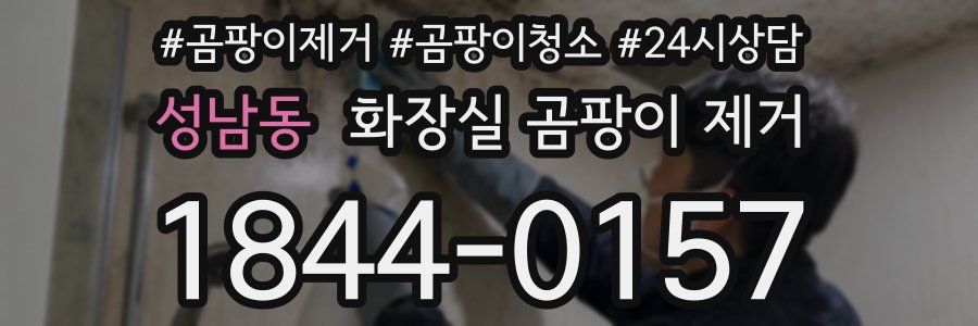 성남동 화장실 곰팡이 제거