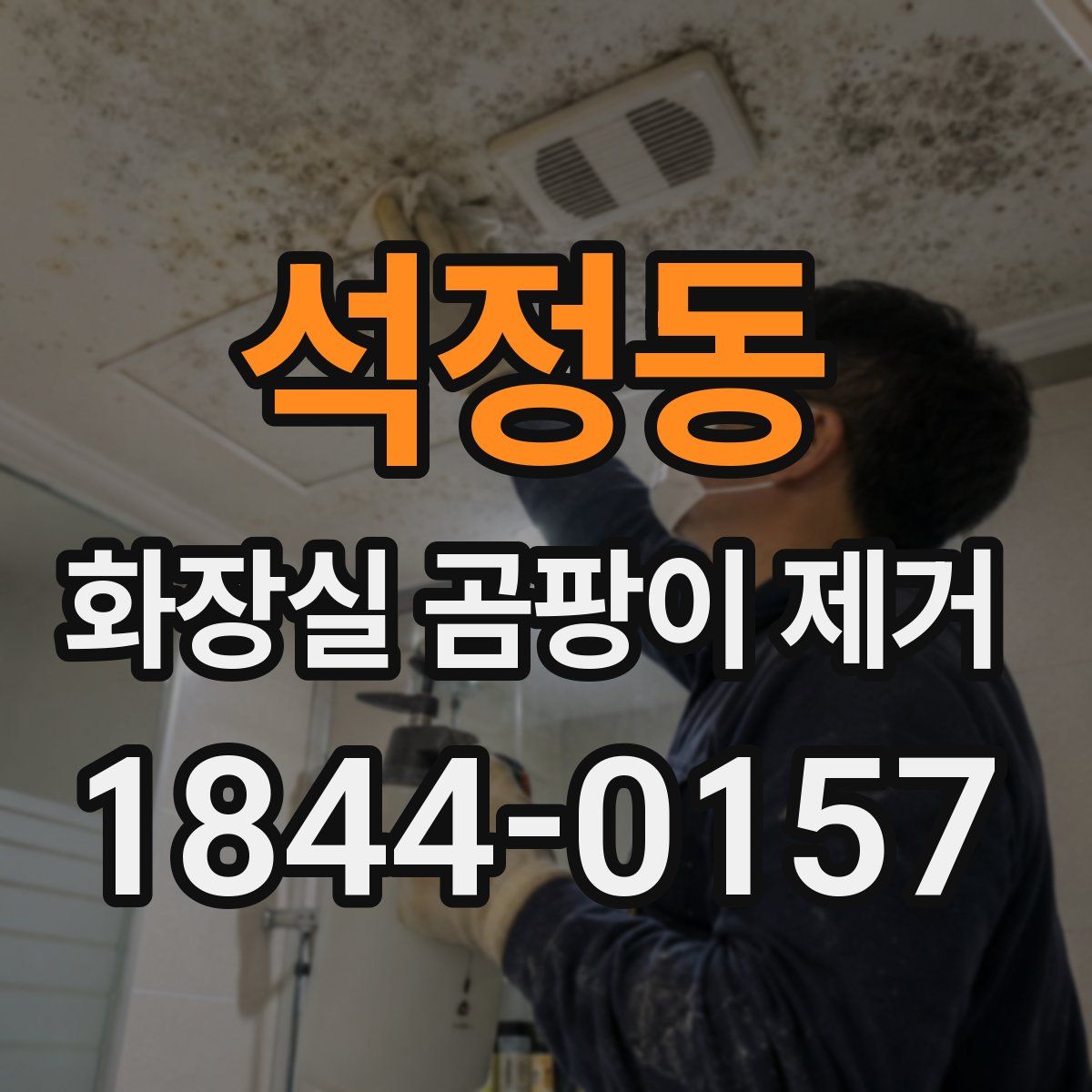 석정동 화장실 곰팡이 제거