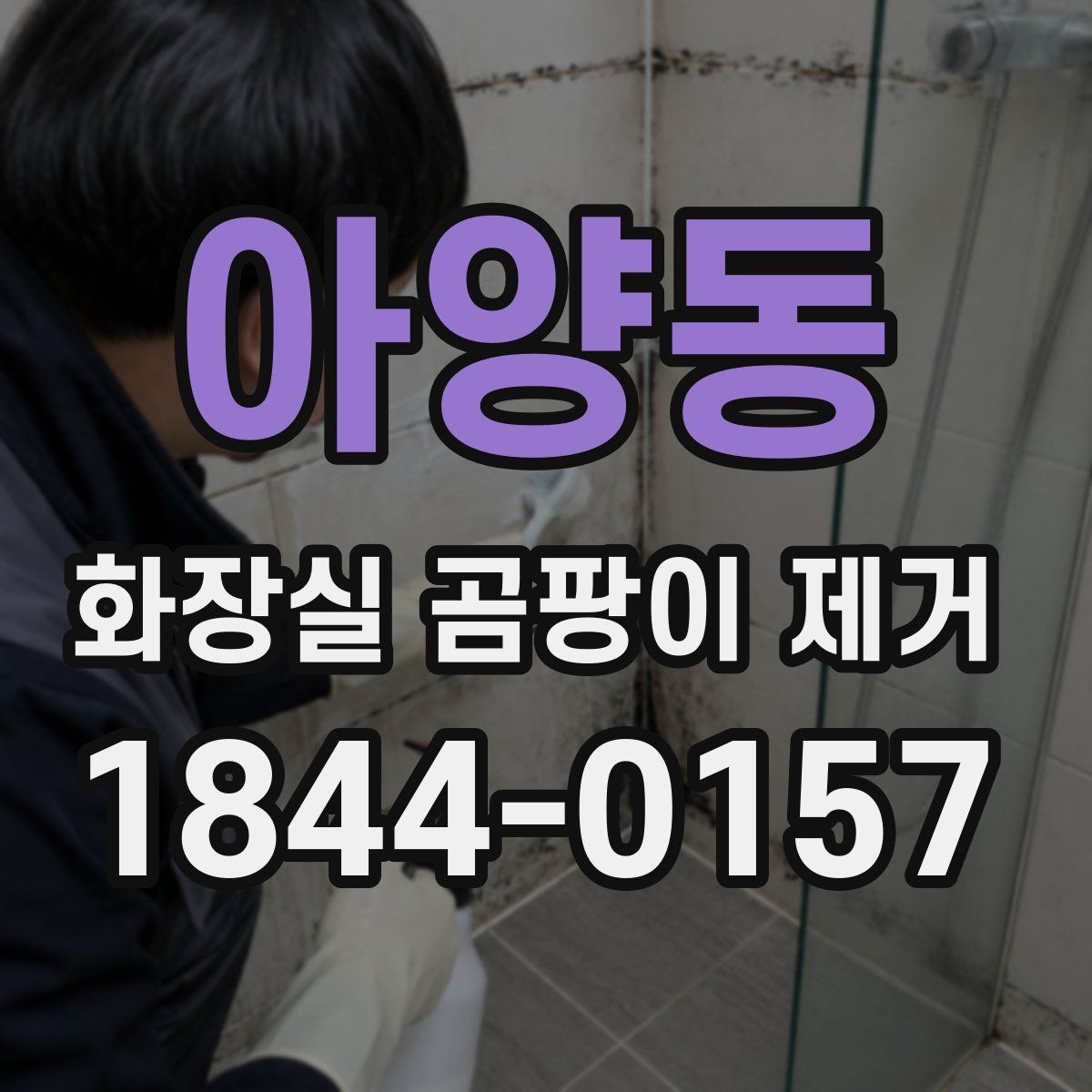 아양동 화장실 곰팡이 제거