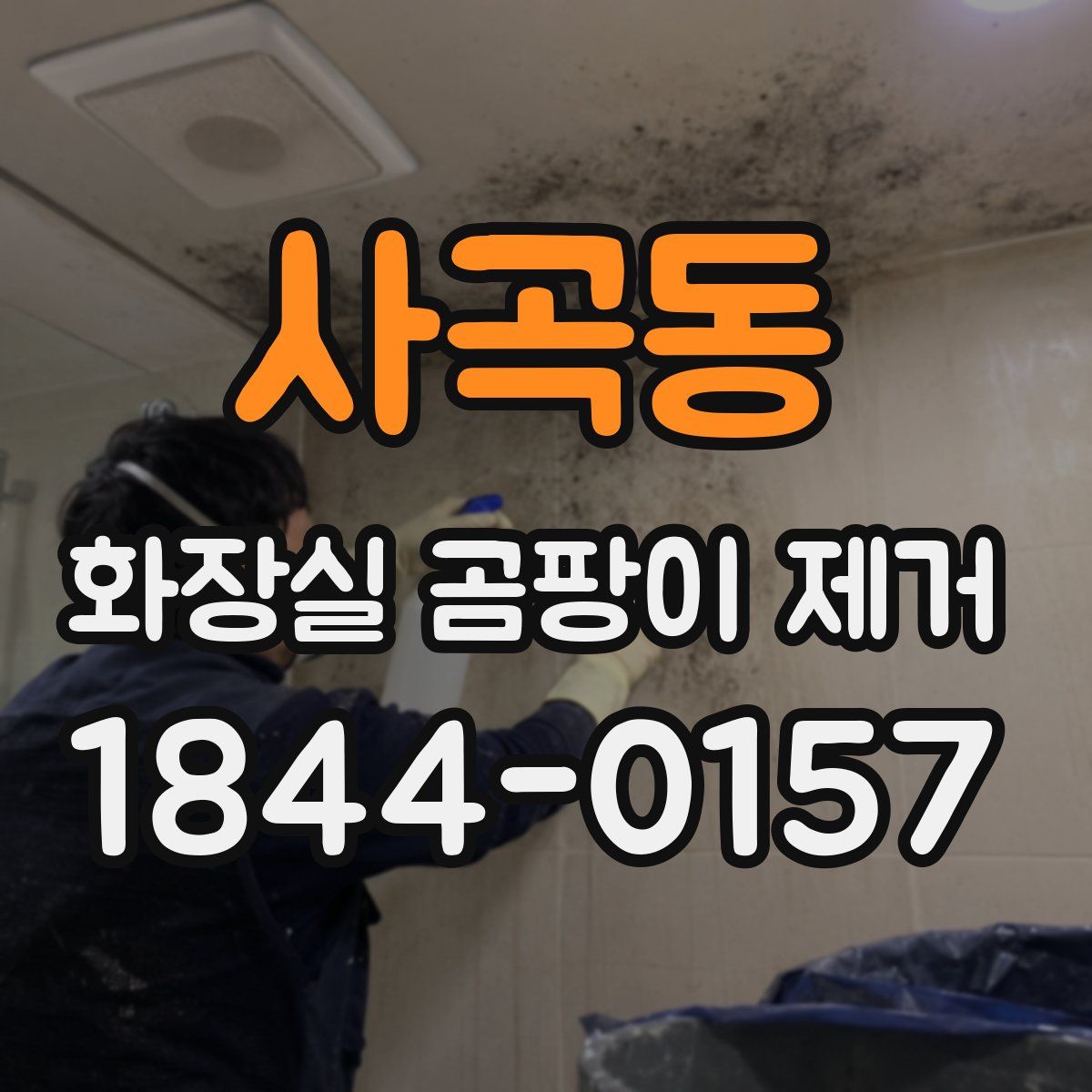 사곡동 화장실 곰팡이 제거