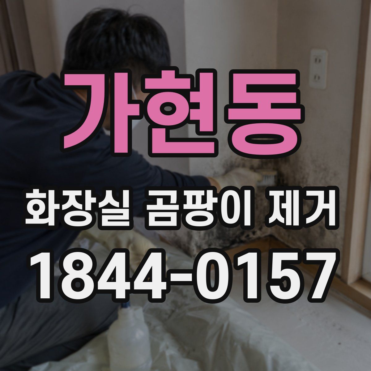 가현동 화장실 곰팡이 제거