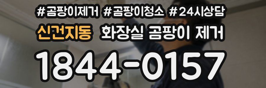 신건지동 화장실 곰팡이 제거
