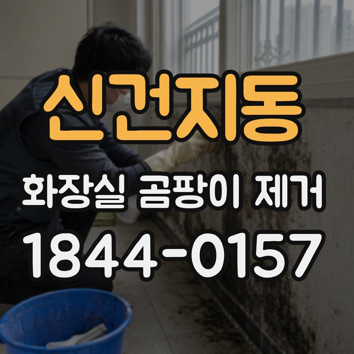 신건지동 화장실 곰팡이 제거