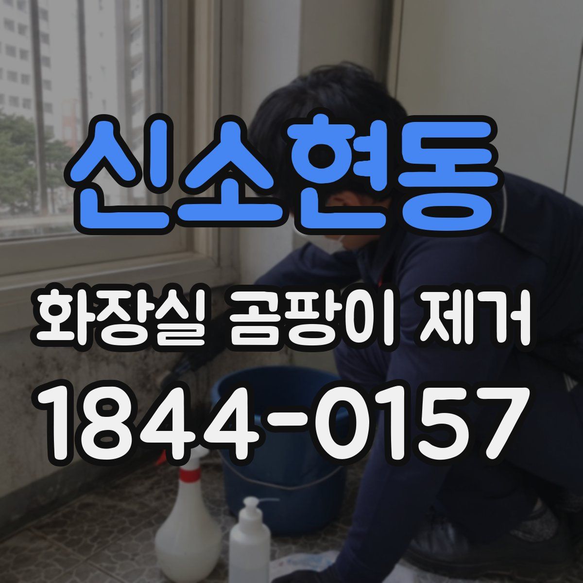 신소현동 화장실 곰팡이 제거