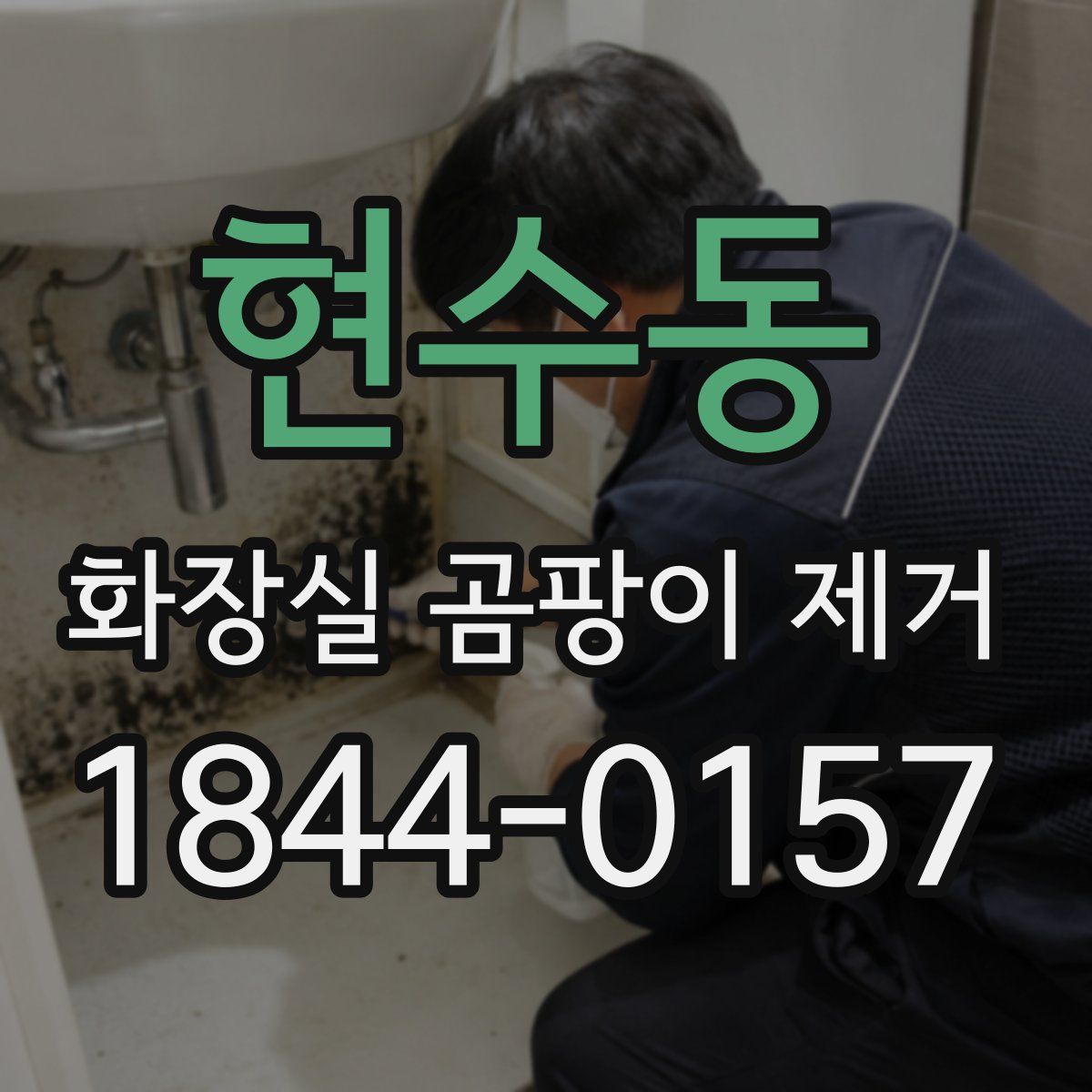 현수동 화장실 곰팡이 제거