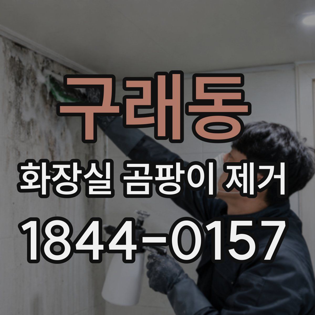 구래동 화장실 곰팡이 제거