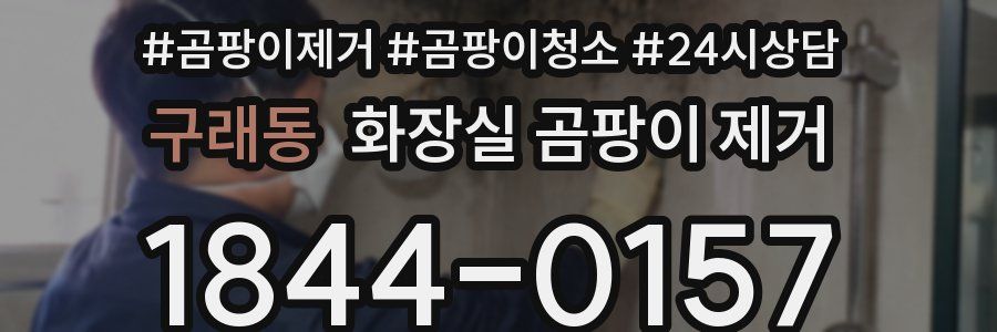 구래동 화장실 곰팡이 제거