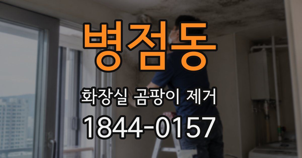 병점동 화장실 곰팡이 제거