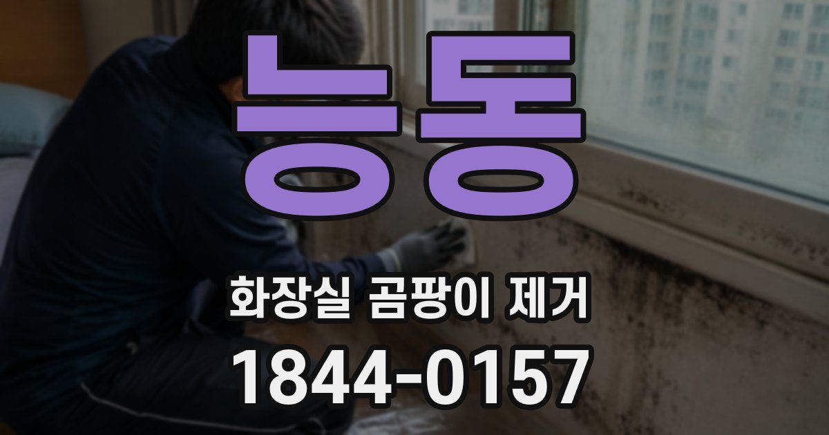 능동 화장실 곰팡이 제거