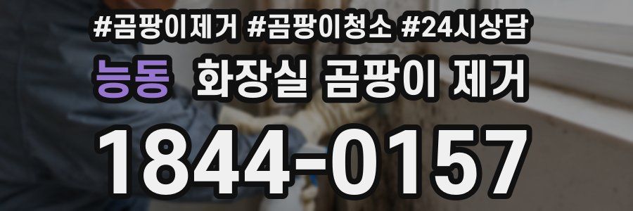 능동 화장실 곰팡이 제거