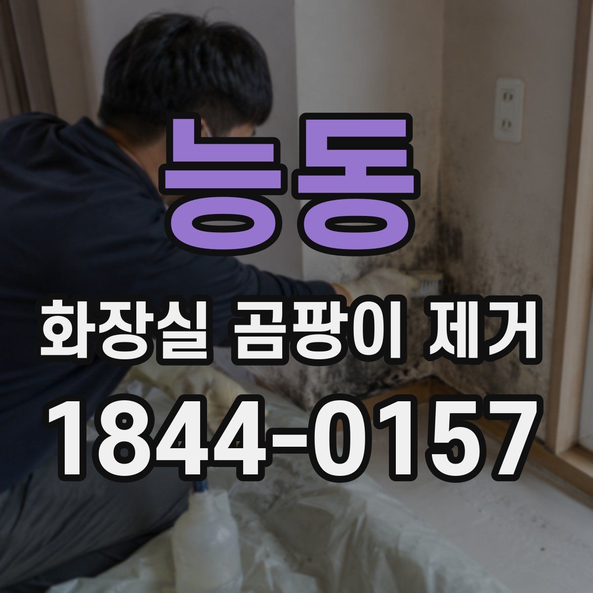 능동 화장실 곰팡이 제거