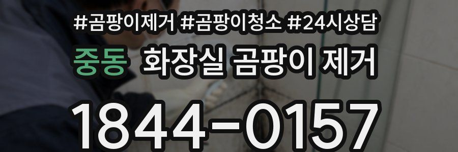 중동 화장실 곰팡이 제거
