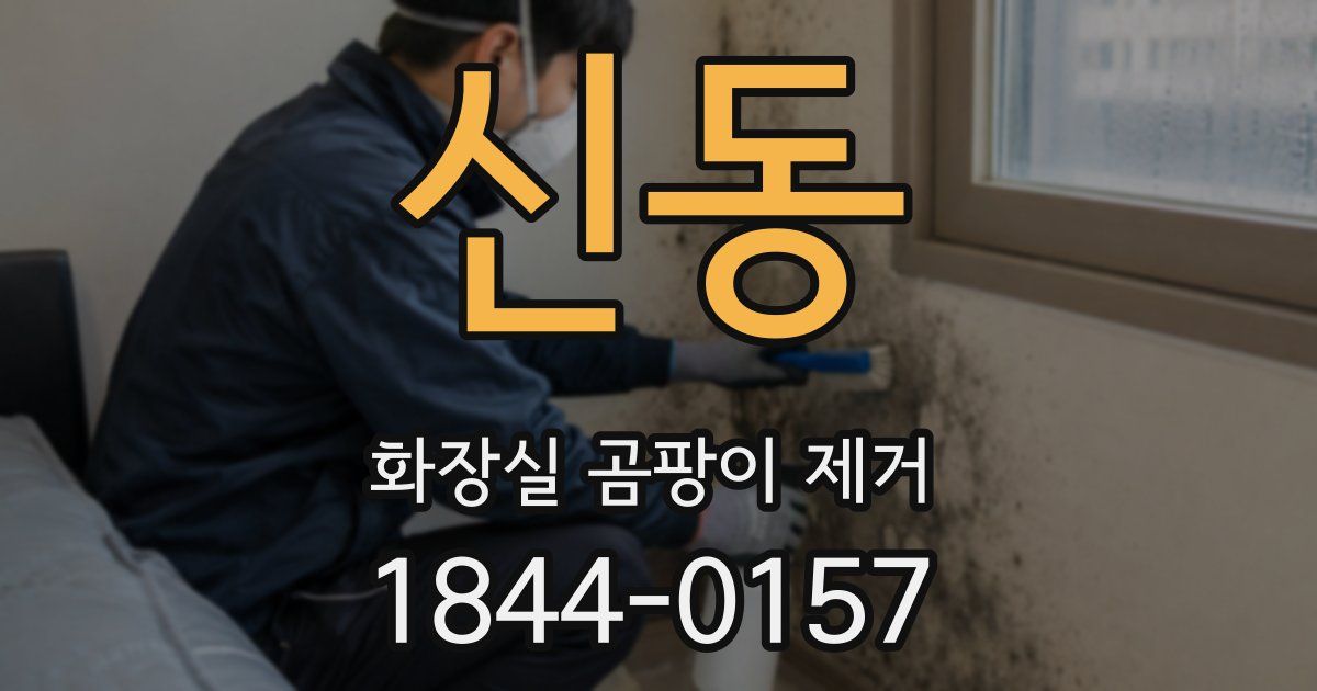 신동 화장실 곰팡이 제거