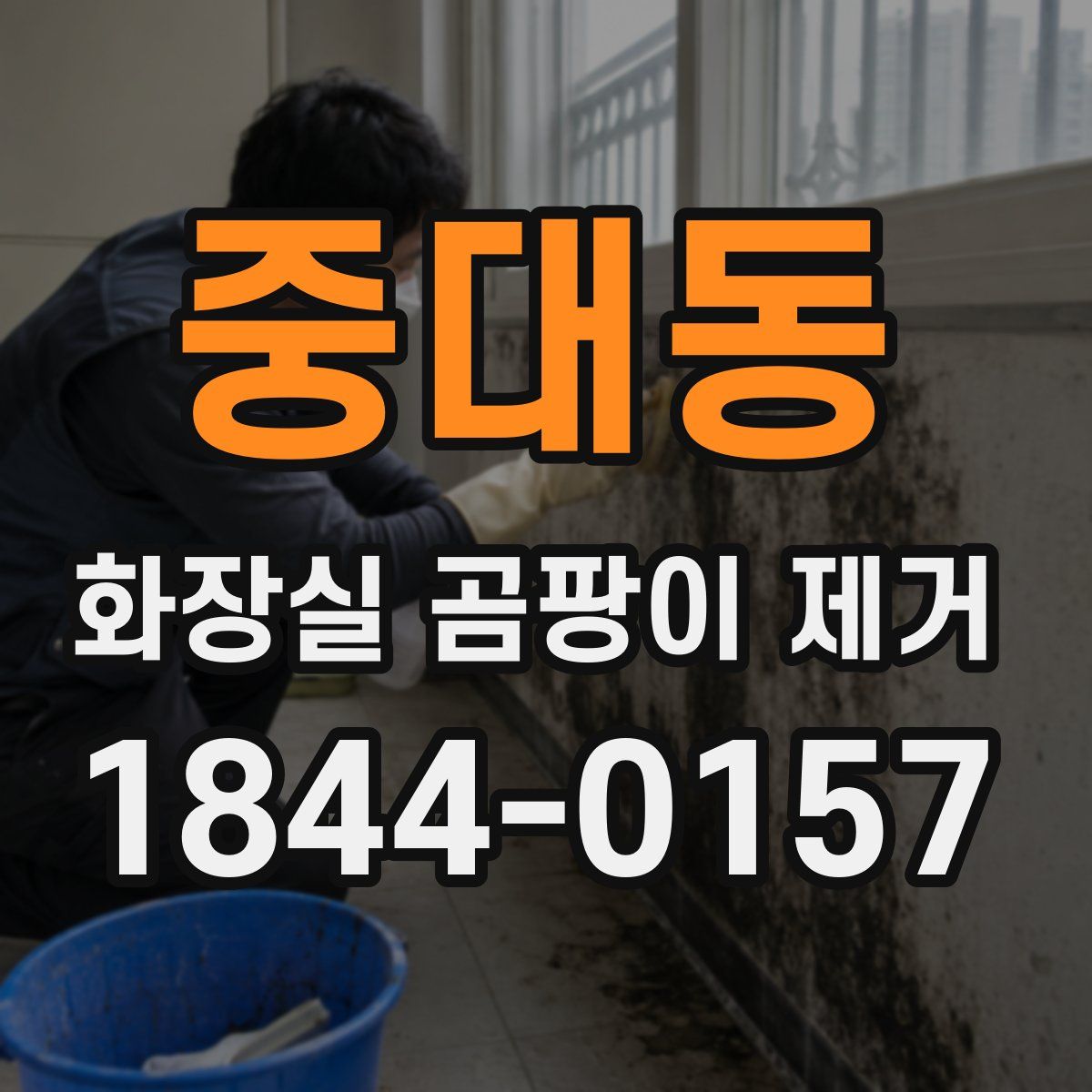 중대동 화장실 곰팡이 제거