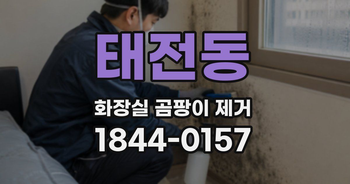 태전동 화장실 곰팡이 제거