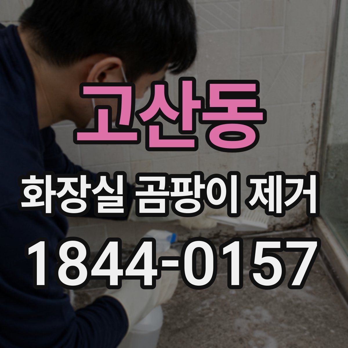 고산동 화장실 곰팡이 제거