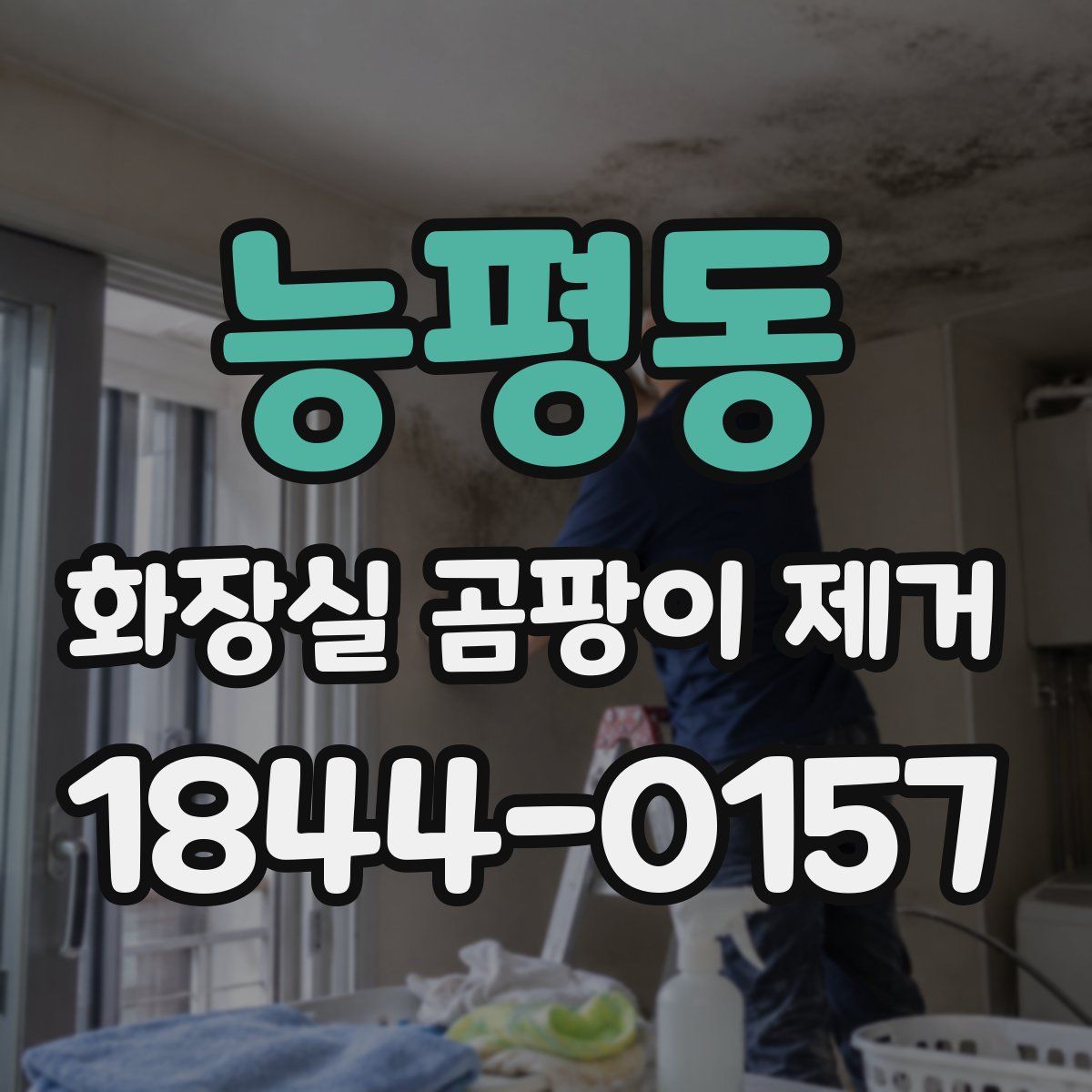 능평동 화장실 곰팡이 제거