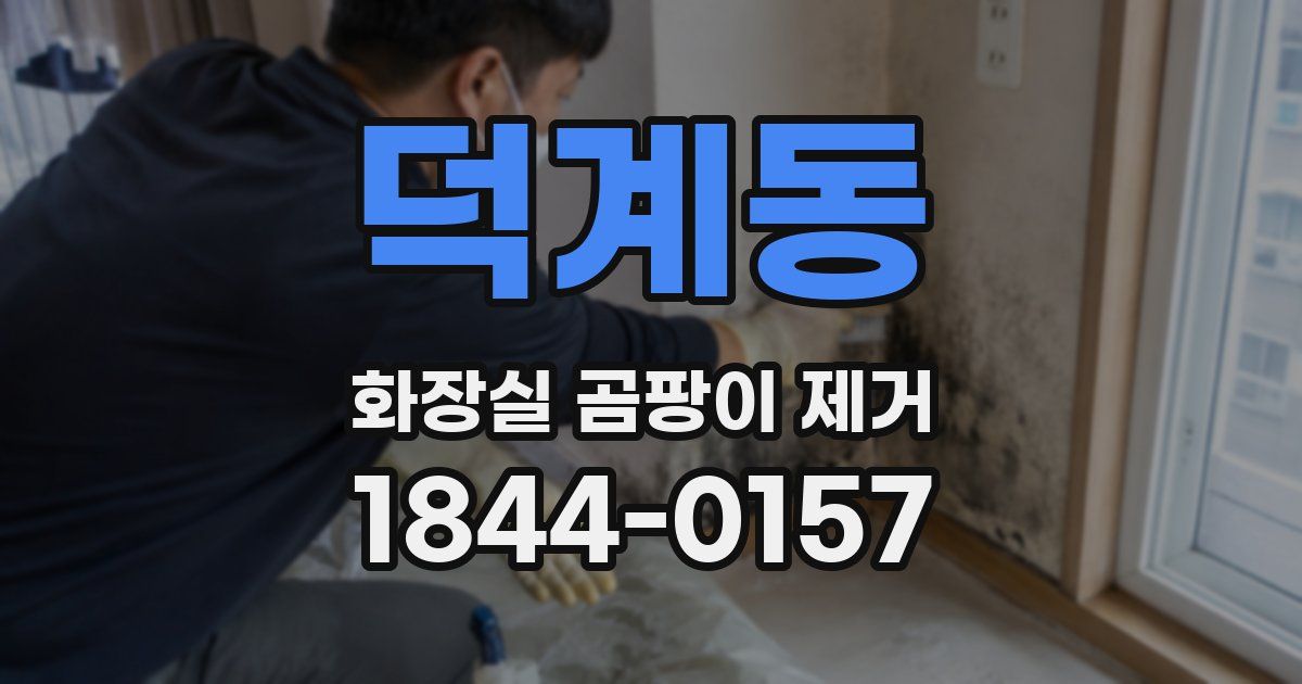 덕계동 화장실 곰팡이 제거