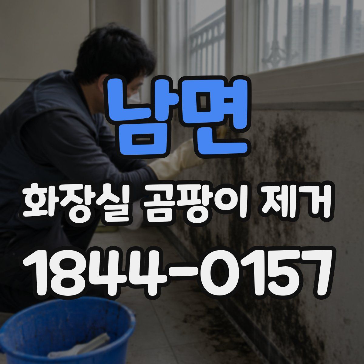 남면 화장실 곰팡이 제거