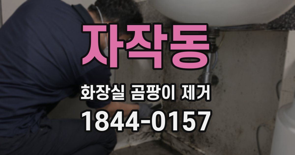 자작동 화장실 곰팡이 제거