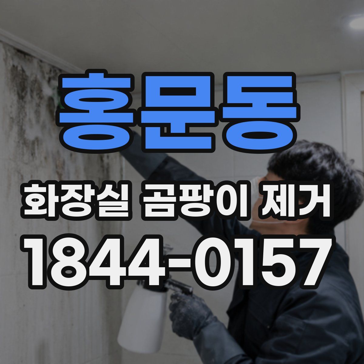 홍문동 화장실 곰팡이 제거