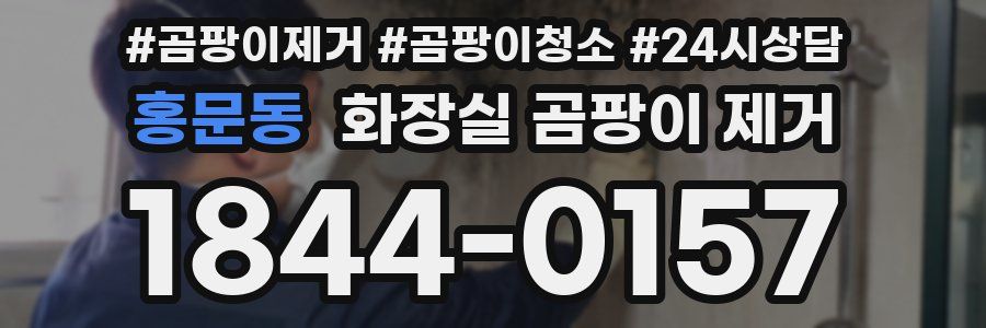 홍문동 화장실 곰팡이 제거