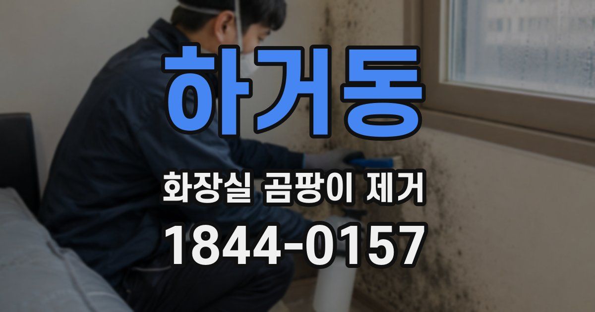 하거동 화장실 곰팡이 제거