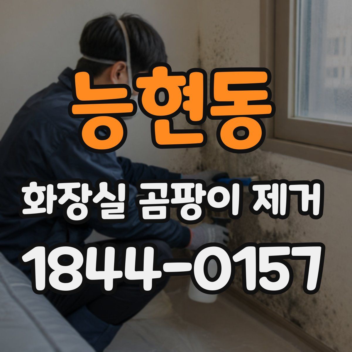 능현동 화장실 곰팡이 제거