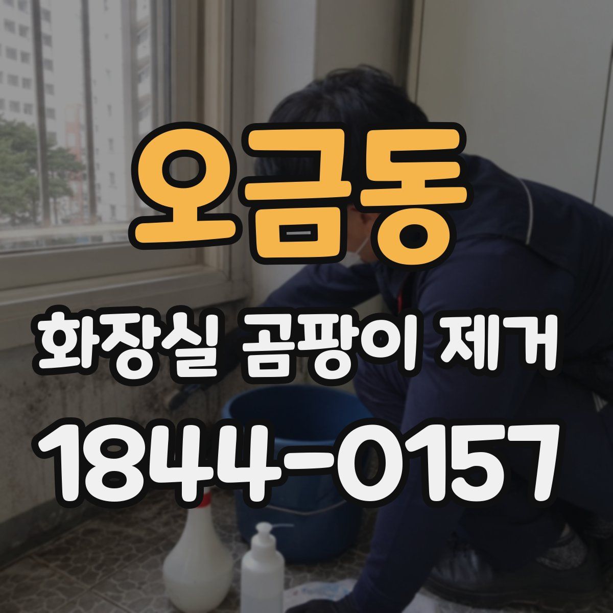 오금동 화장실 곰팡이 제거