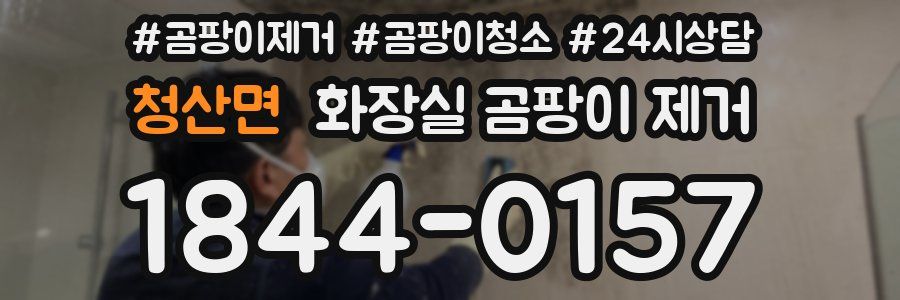청산면 화장실 곰팡이 제거
