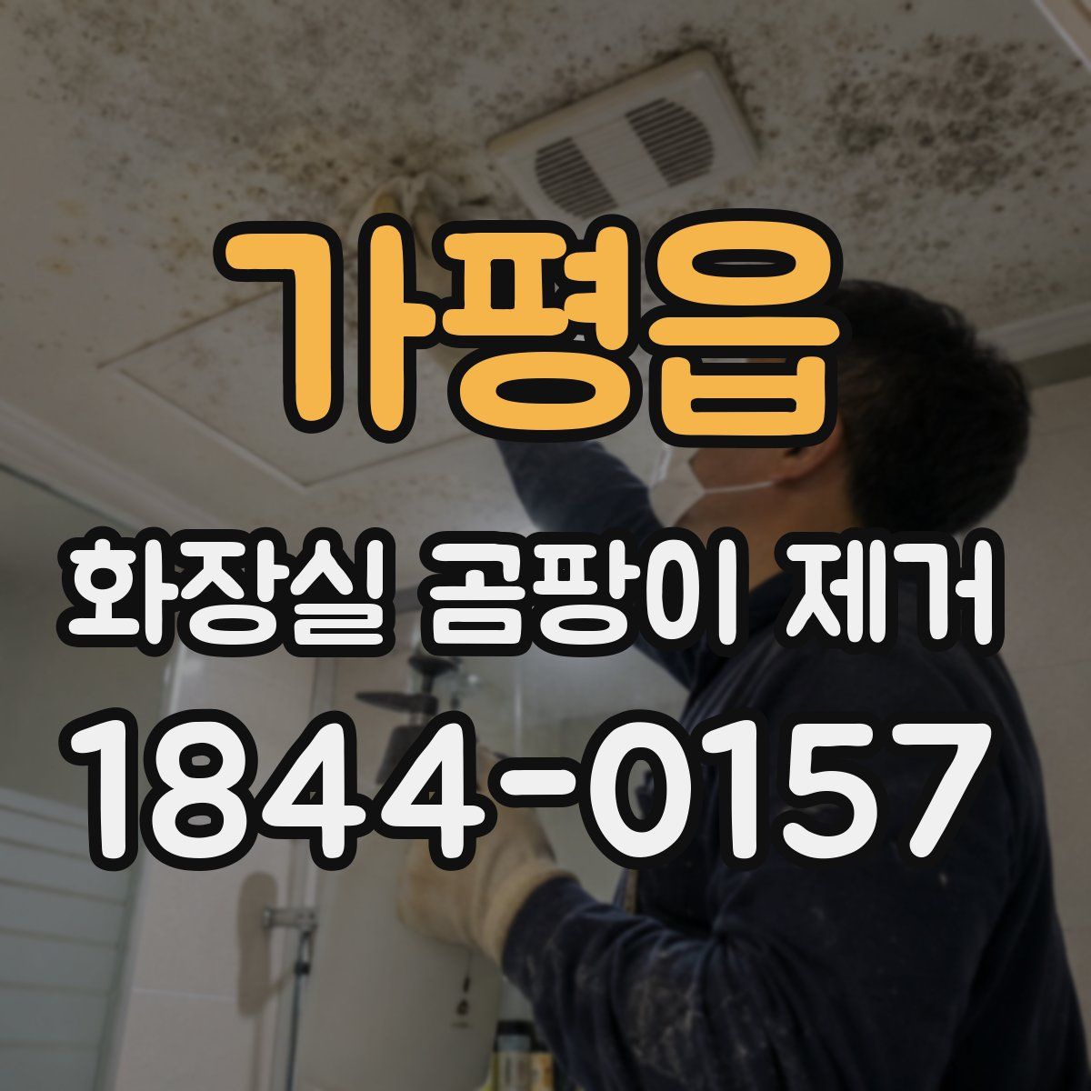 가평읍 화장실 곰팡이 제거