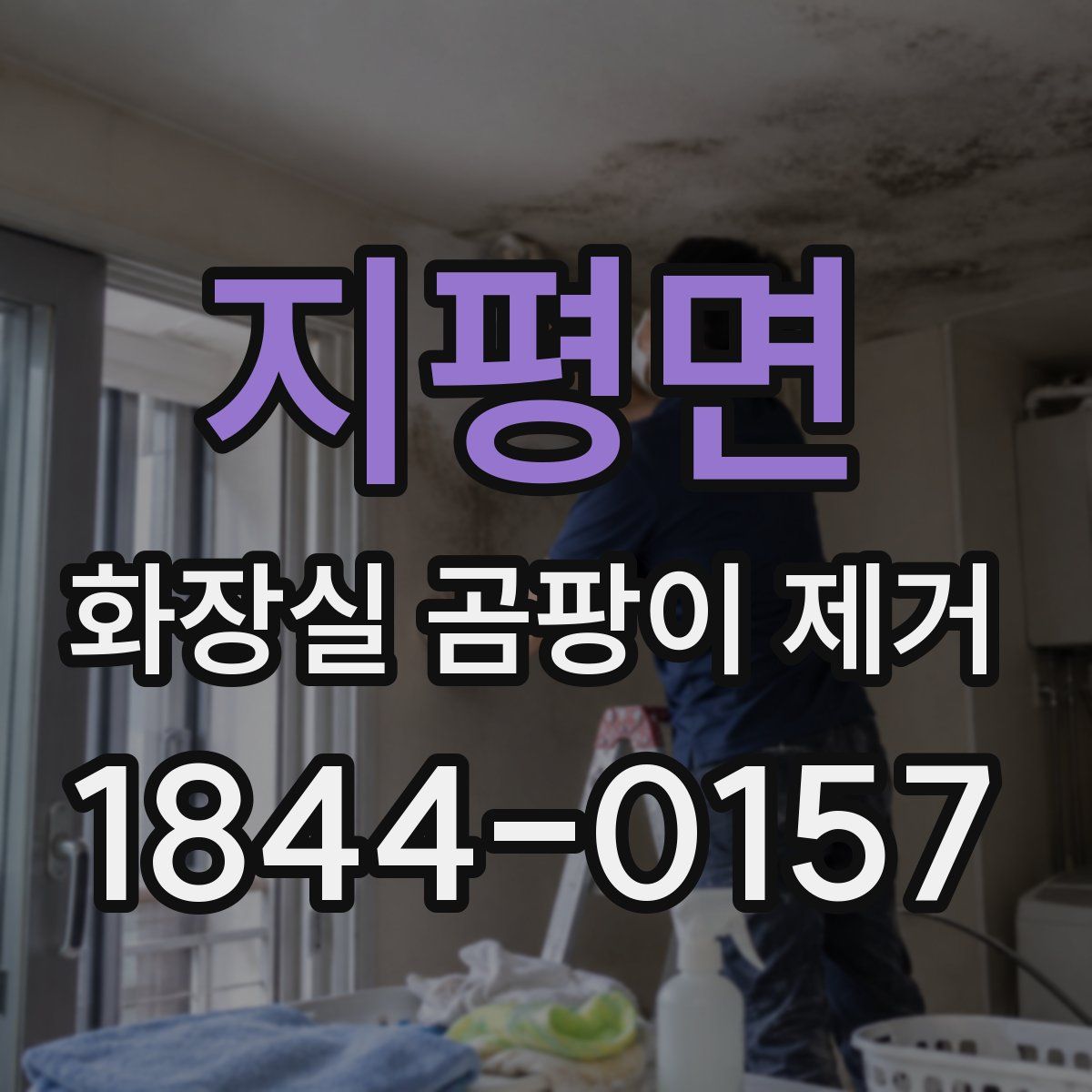 지평면 화장실 곰팡이 제거