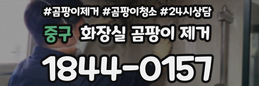 중구 화장실 곰팡이 제거