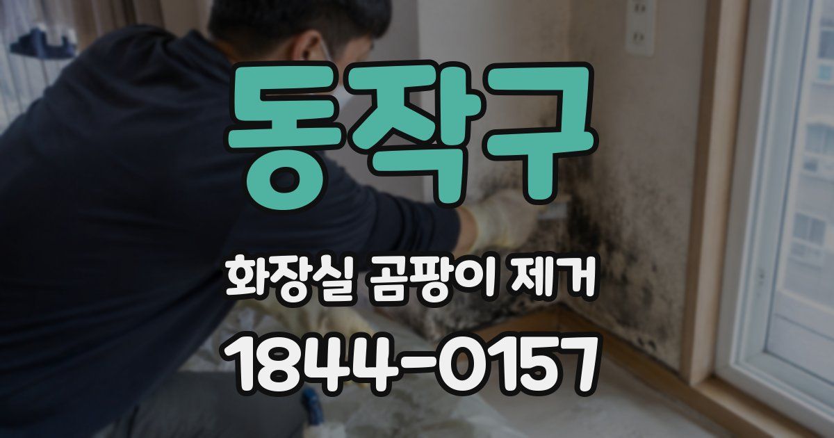 동작구 화장실 곰팡이 제거