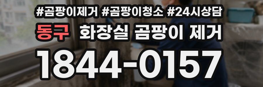 동구 화장실 곰팡이 제거