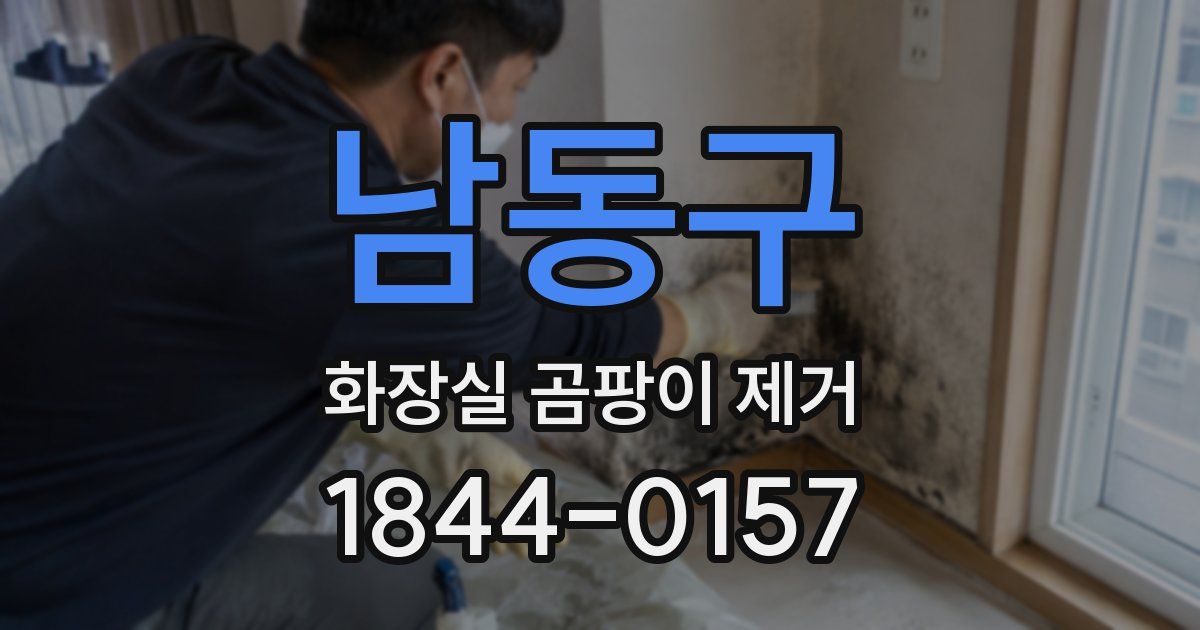 남동구 화장실 곰팡이 제거