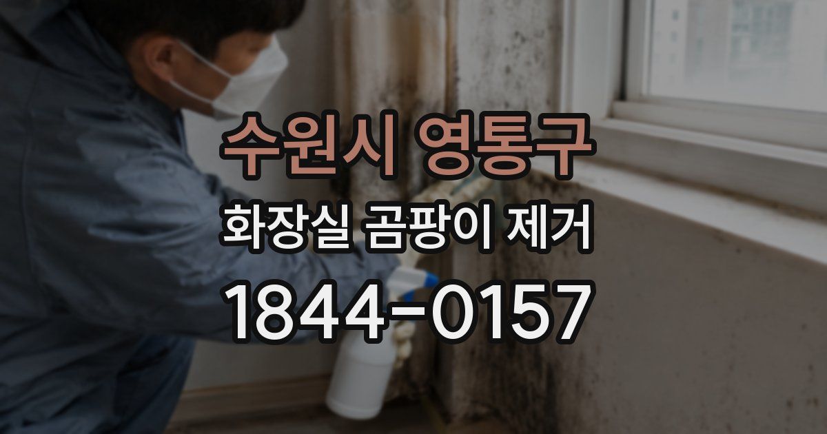 수원시 영통구 화장실 곰팡이 제거