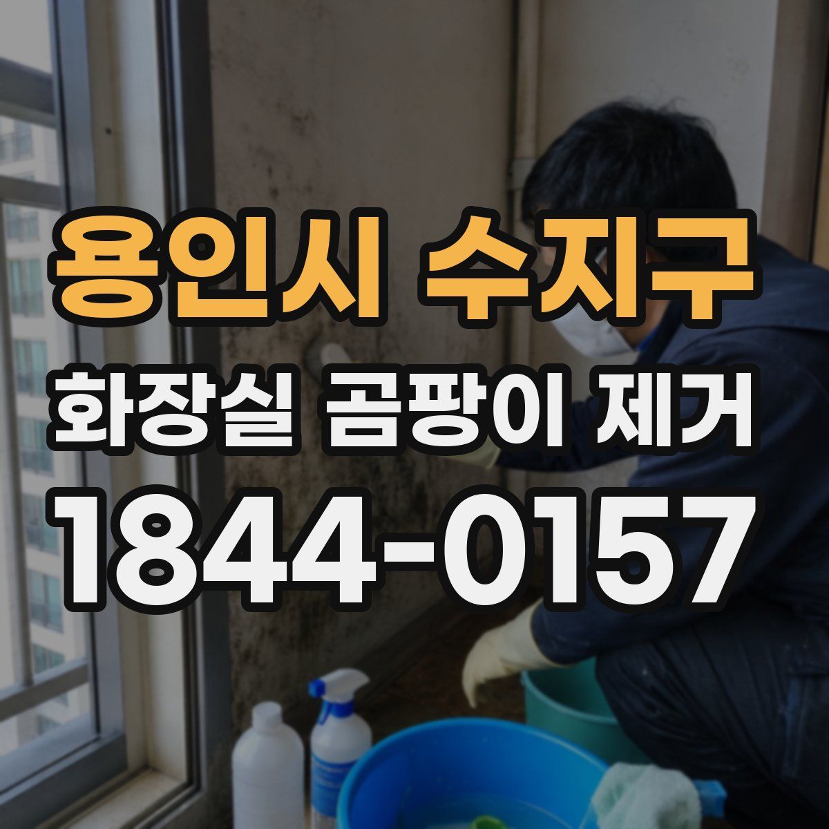 용인시 수지구 화장실 곰팡이 제거