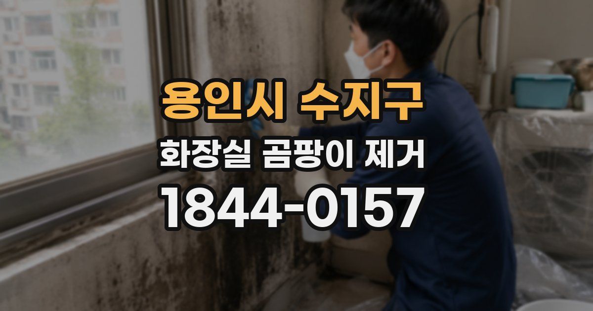 용인시 수지구 화장실 곰팡이 제거