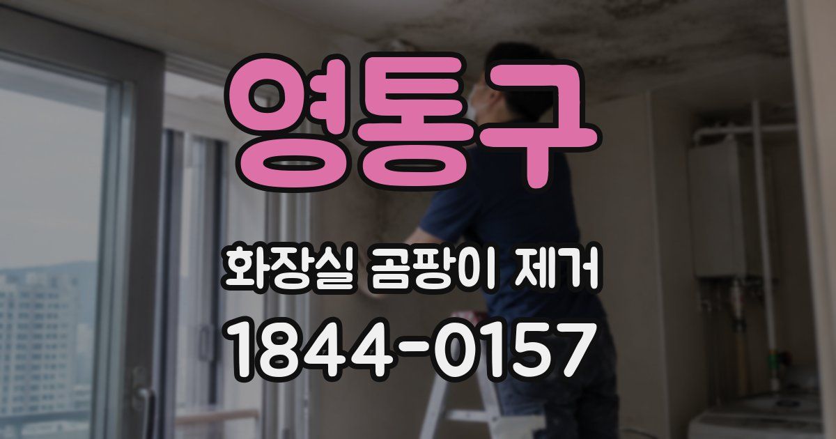 영통구 화장실 곰팡이 제거